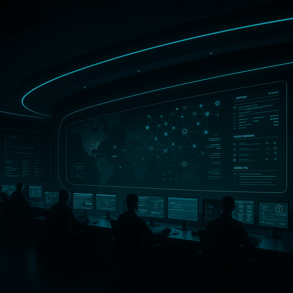 都市実験ラボの未来的な空間イメージ